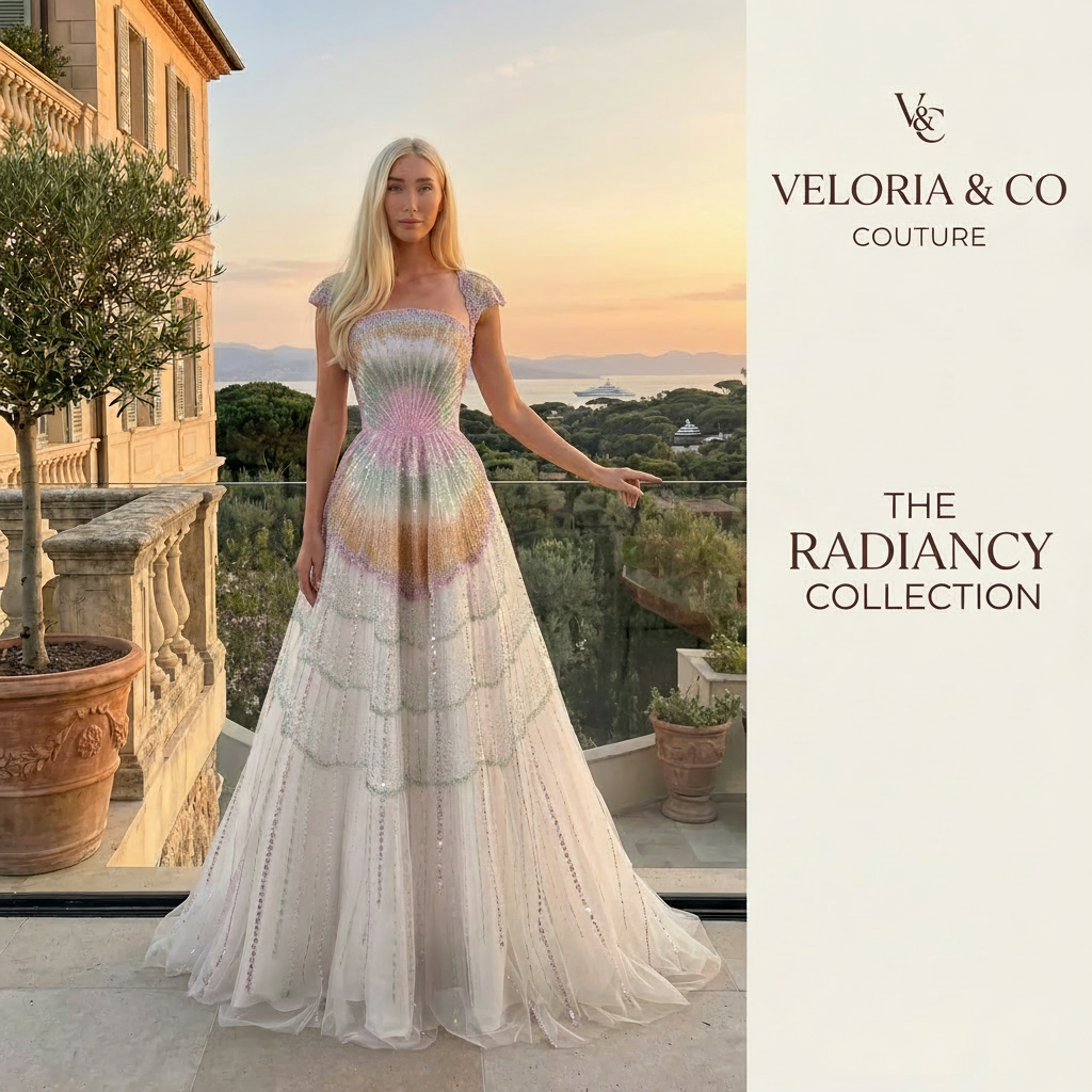 Aurora Prismatic Couture Gown