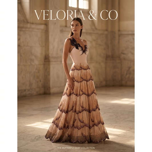 Butterfly Dust Couture Gown